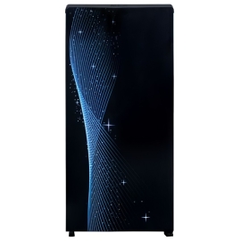 REFRIGERATEUR HAIER 1PORTE NOIR BLEU HR-185MSB