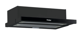 HOTTE DE CUISINE HCH-C160B4BX NOIR 60CM