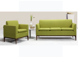 SALON EN TISSUS S061 / 5 PLACES