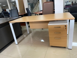 BUREAU SIMPLE AVEC CAISSON AH01-1408