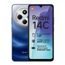 XIAOMI REDMI 14C - MEMOIRE 128 Go - RAM 4 Go -ECRAN 6.88 pouces